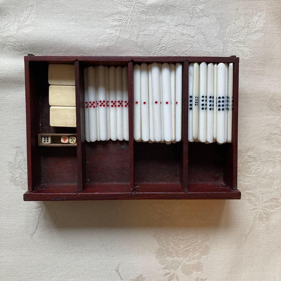 麻雀牌　骨牌　背竹牌