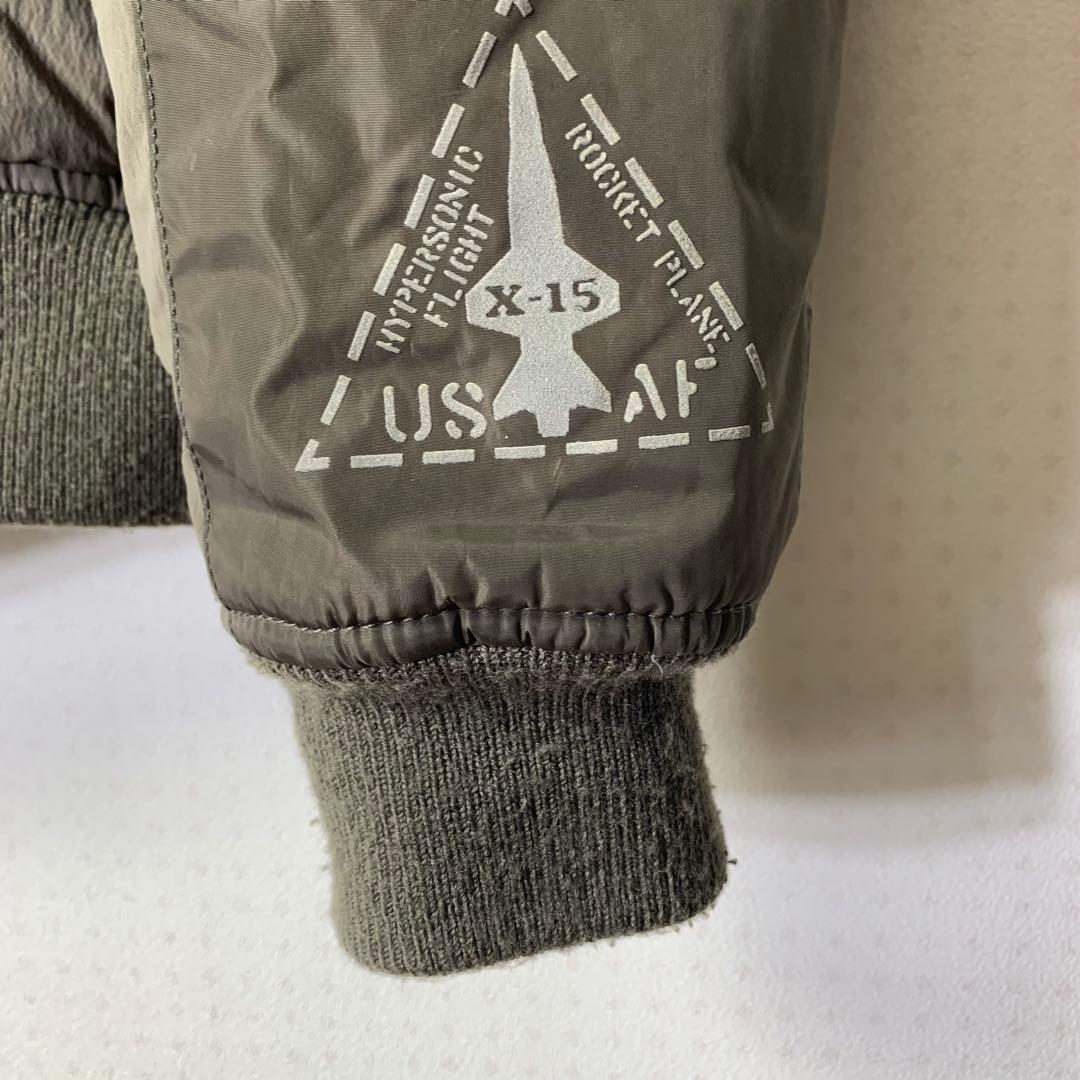 AVIREX ボンバージャケット MA-1 フライトジャケット リフレクトロゴ