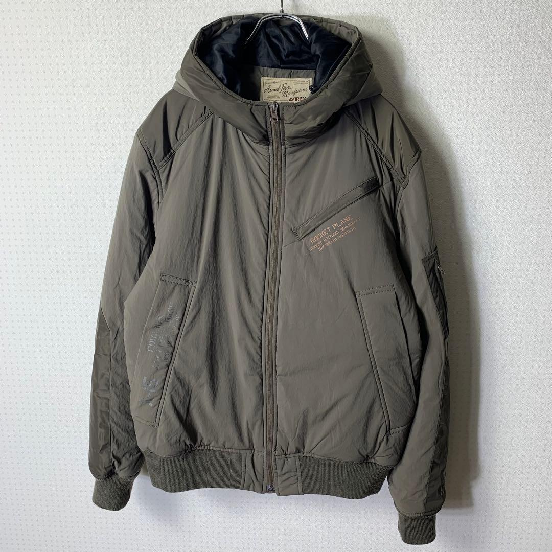 AVIREX ボンバージャケット MA-1 フライトジャケット リフレクトロゴ