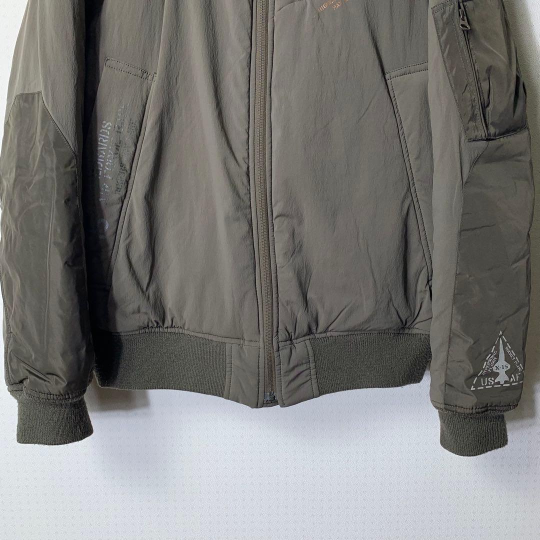 AVIREX ボンバージャケット MA-1 フライトジャケット リフレクトロゴ