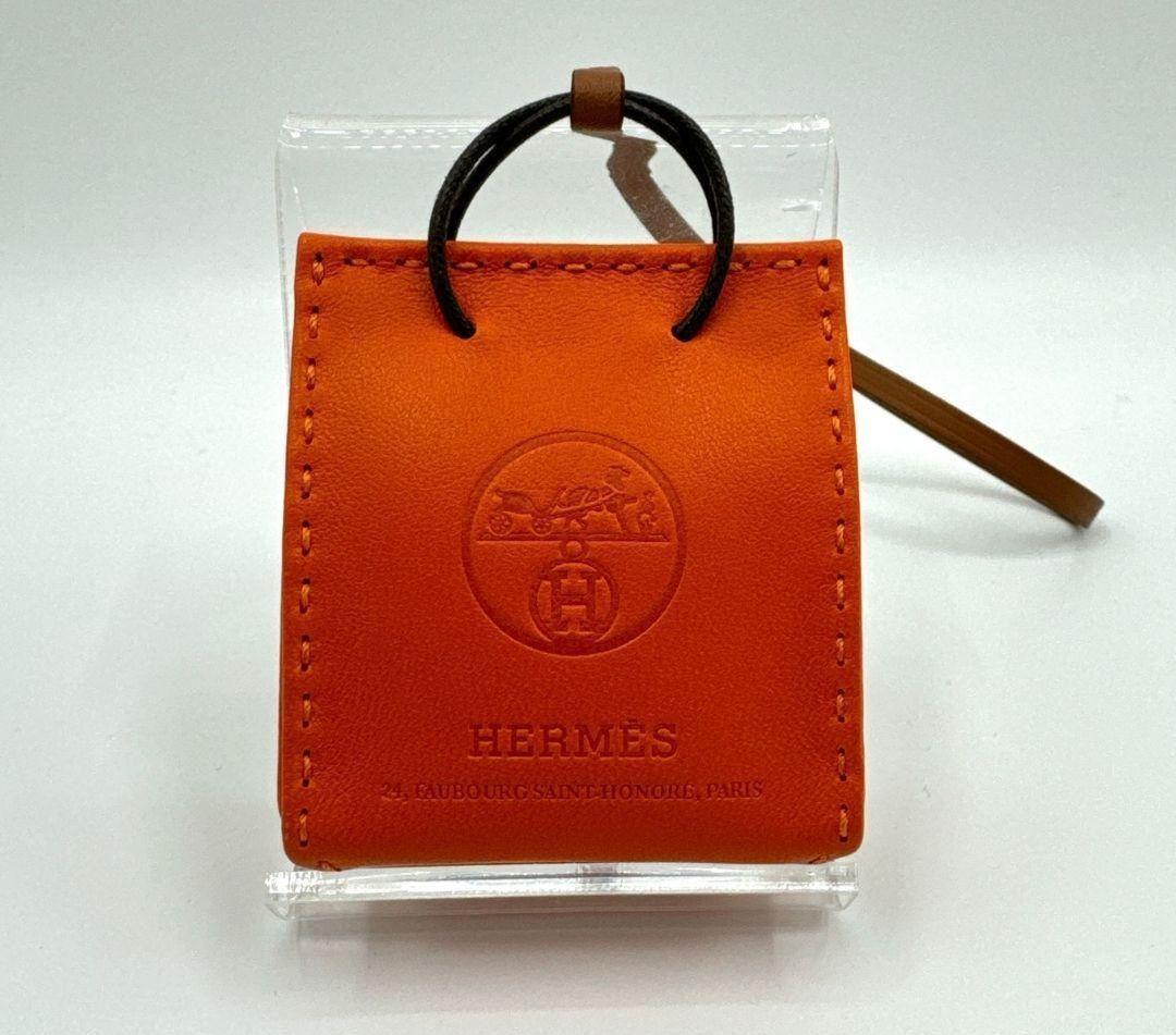 即決可 極美品 エルメス サック オランジュ アニョーミロ チャーム