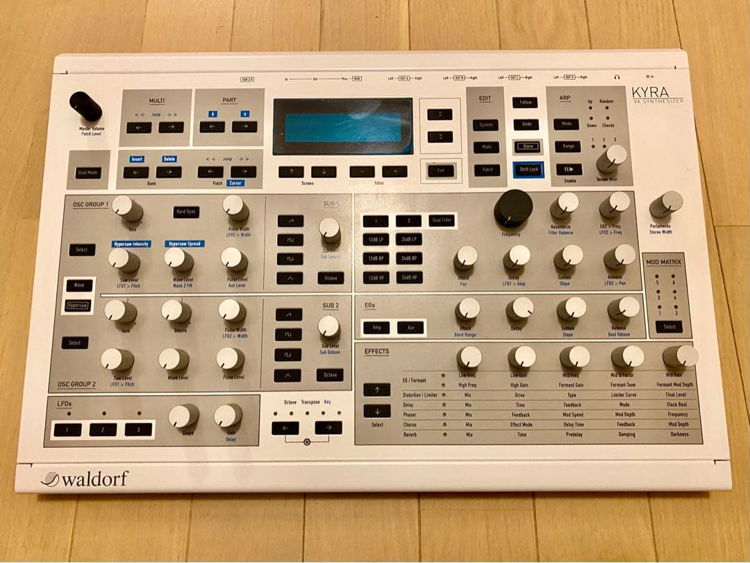 ⭐︎超美品⭐︎waldorf / Kyraバーチャル・アナログ・シンセサイザー