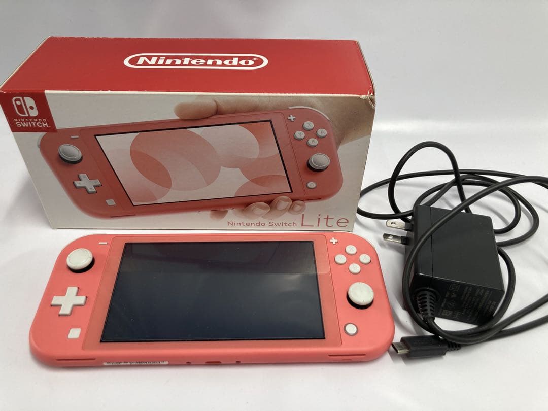 Nintendo Switch Lite ピンク 本体 ACアダプター 箱付き