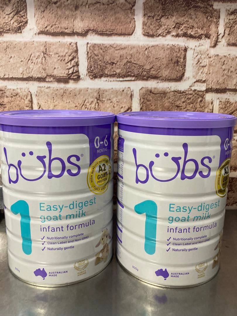 bubs ヤギミルク800g 2缶セット
