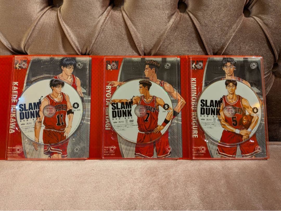 【希少・全巻セット】SLAM DUNK DVD-BOX ユニフォームなし 流川楓