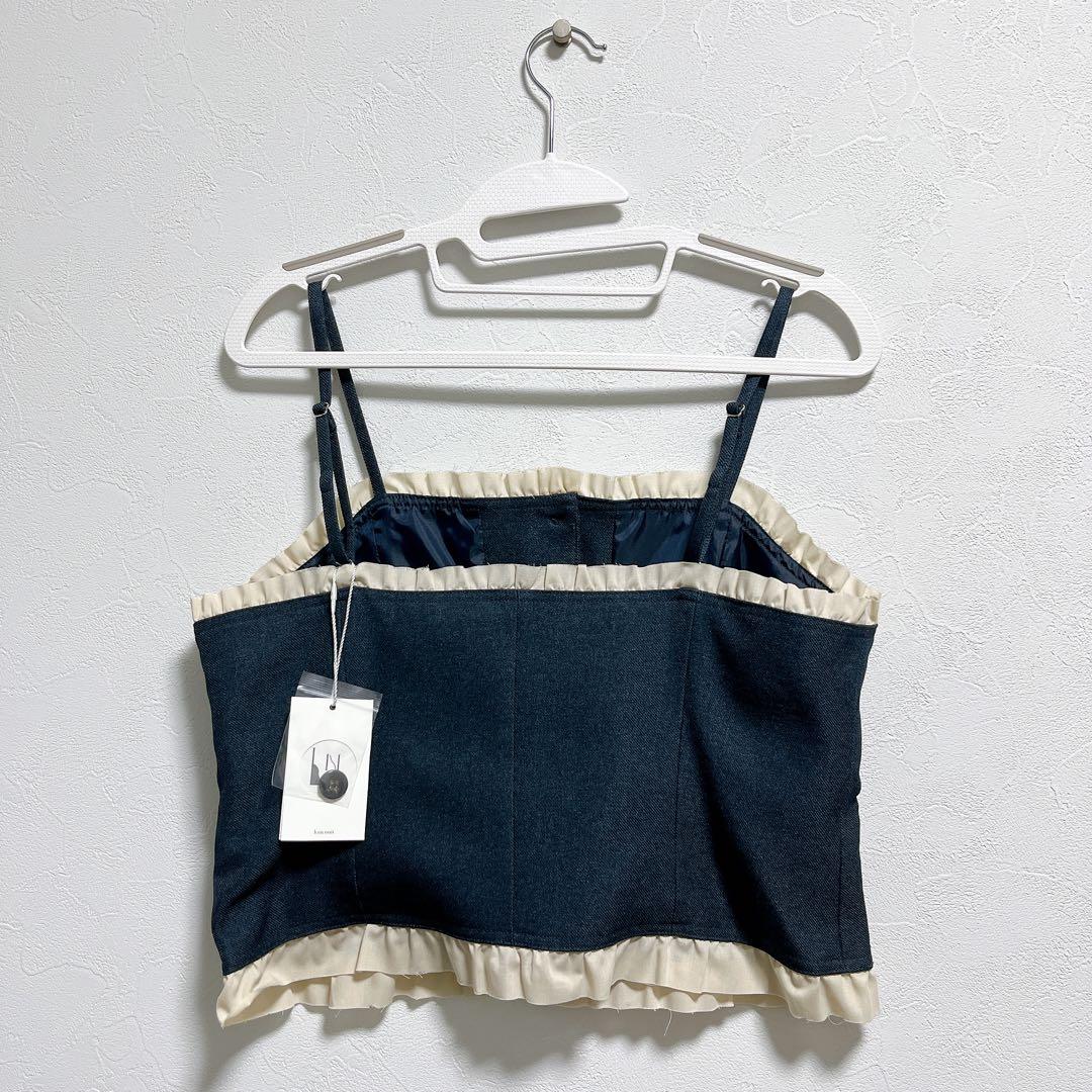 【loin nuit】フリルレイヤードデザインジャケット/ビスチェ 2点セット