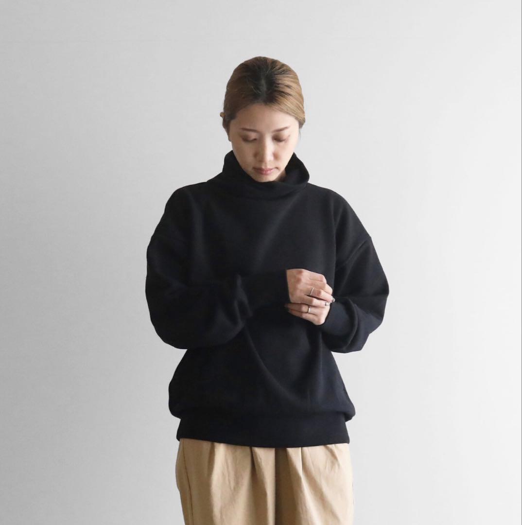 HUIS 遠州織物 SUVINスウェットタートルプルオーバー SW203