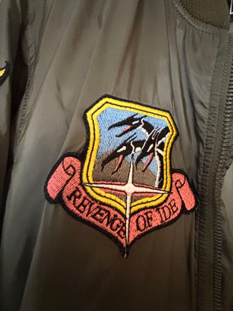 ALPHA STRICT-G　ガンダム　MA-1　ジオン　フライトジャケット　L