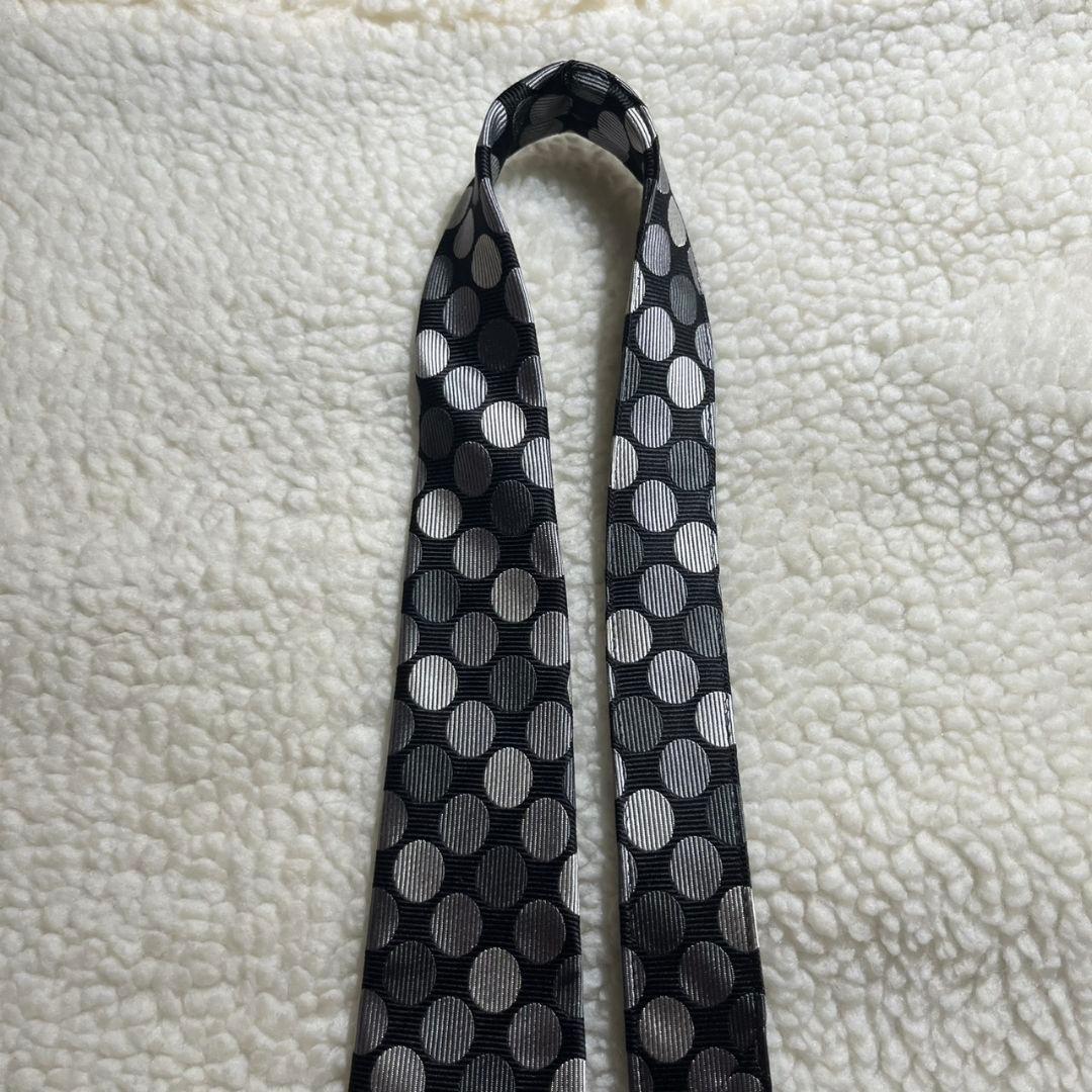 【未使用級✨】コムデギャルソンオムドゥ ポルカドット柄 黒灰 ジャガード