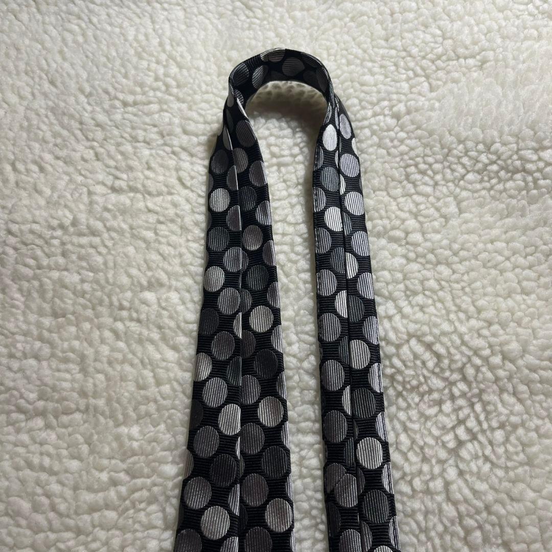 【未使用級✨】コムデギャルソンオムドゥ ポルカドット柄 黒灰 ジャガード