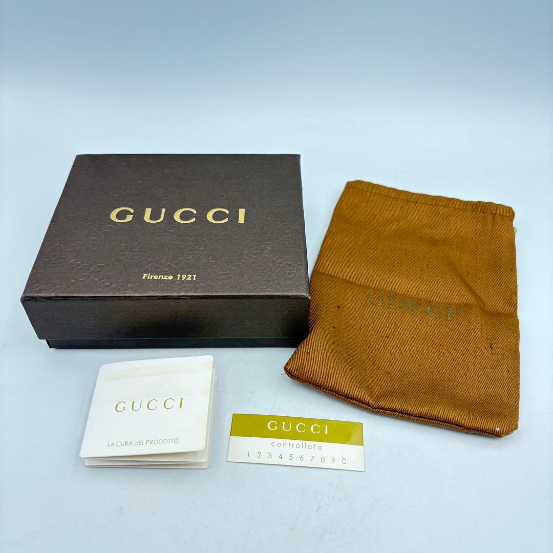 グッチ シェリーライン 二つ折り財布 GG柄 ユニセックス1003-S7008s