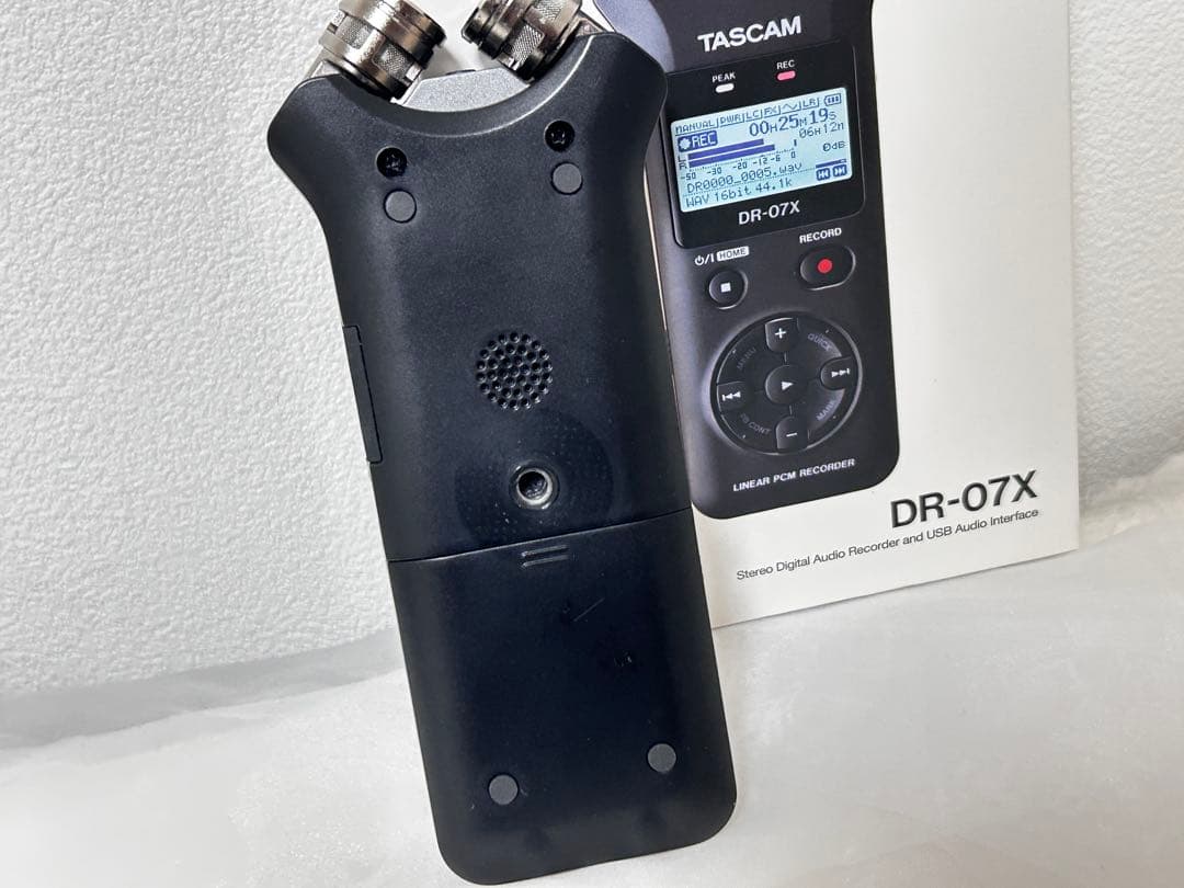 タスカム　TASCAM DR-07X マイク　ウィンドージャーマー付き