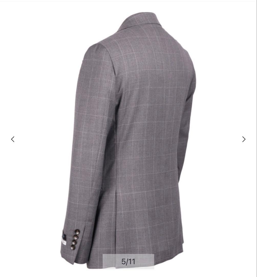 【新品/未使用】SUIT SELECT チェック柄ビジネススーツ（パンツ×2）