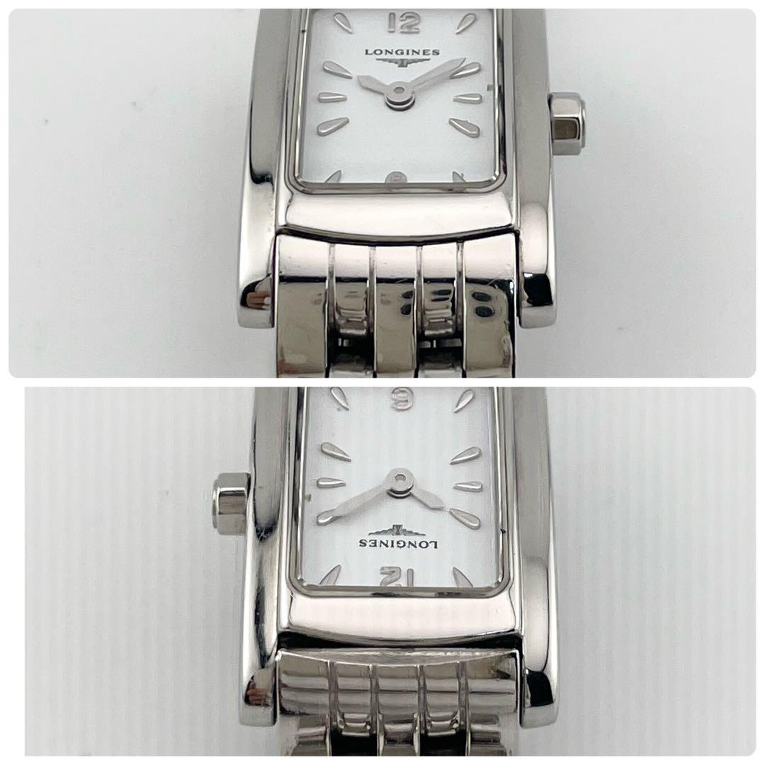 ロンジン　ドルチェビータ　レクタンギュラー　腕時計　シルバー　クォーツ　ジャンク