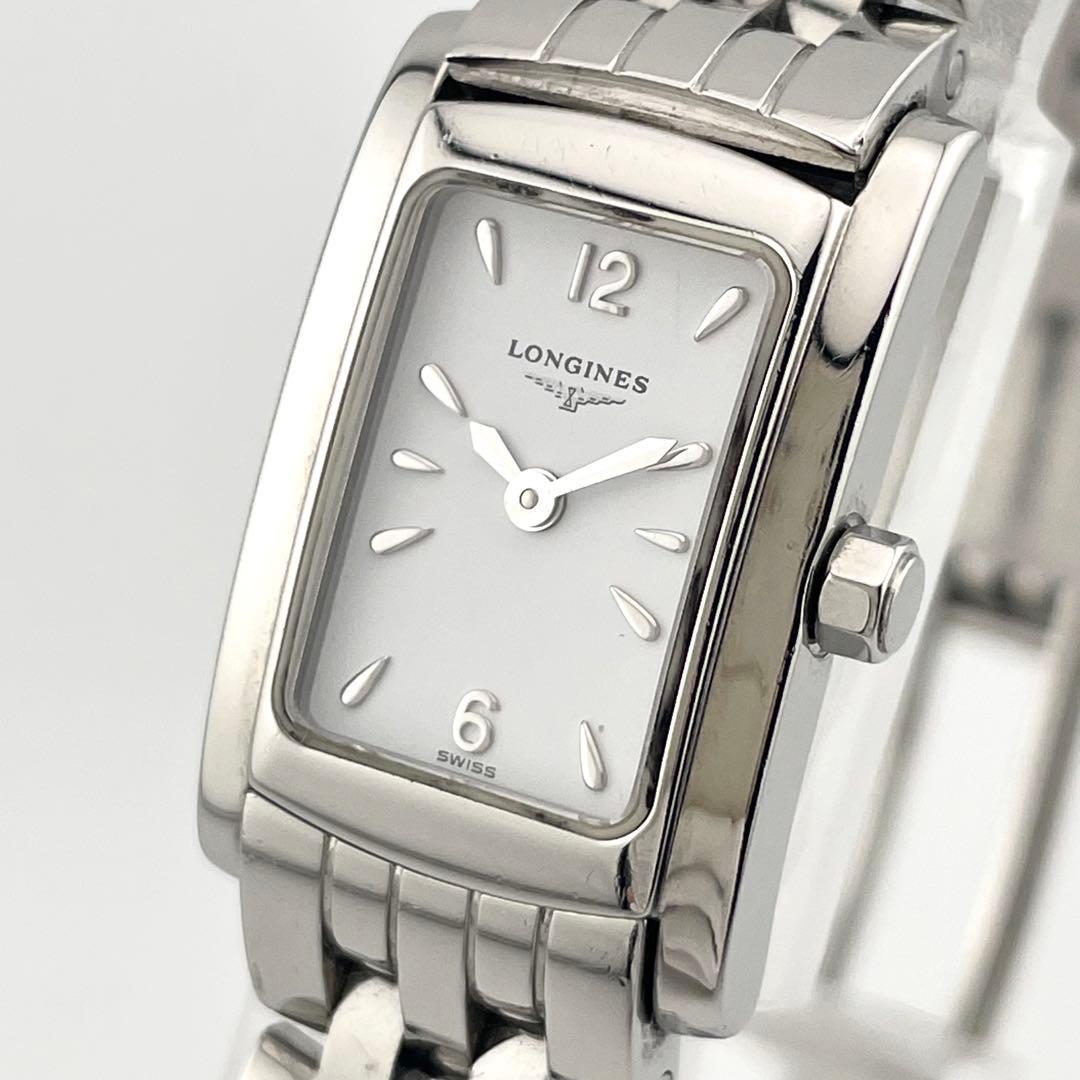 ロンジン　ドルチェビータ　レクタンギュラー　腕時計　シルバー　クォーツ　ジャンク