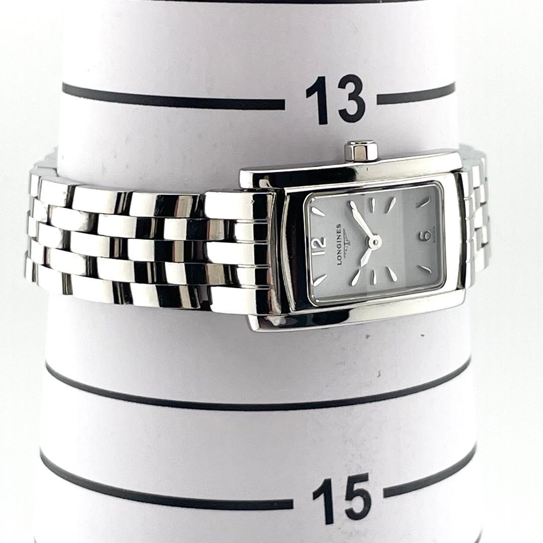 ロンジン　ドルチェビータ　レクタンギュラー　腕時計　シルバー　クォーツ　ジャンク