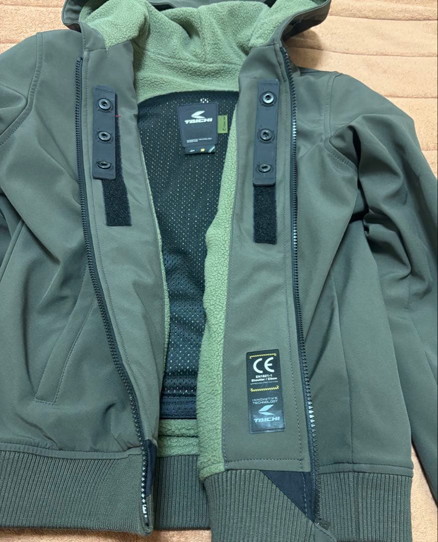 RSタイチ RSJ727オクタンウインターフーディーモスグリーン S 防寒