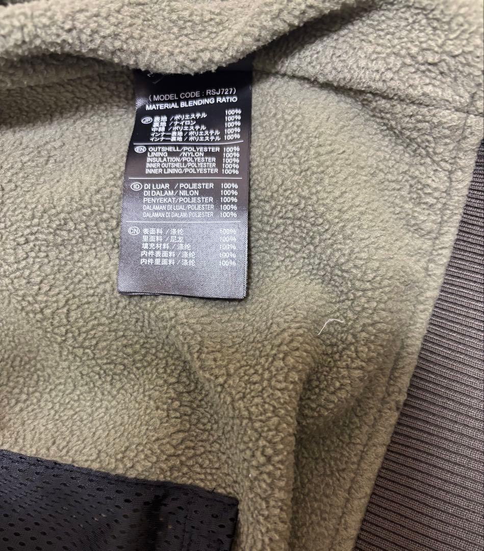 RSタイチ RSJ727オクタンウインターフーディーモスグリーン S 防寒