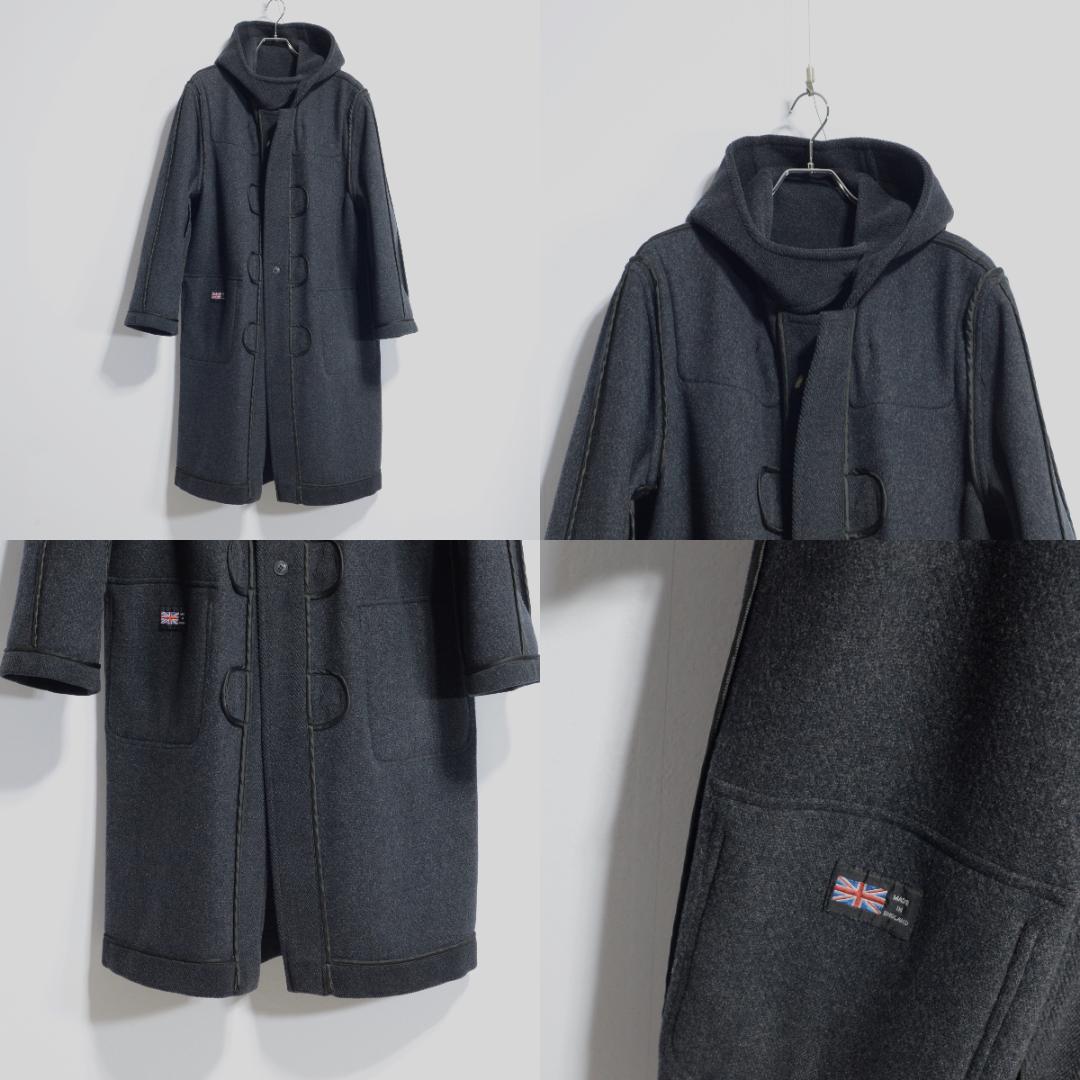 超極上品 ムーアブルック ダッフルコート ブロンプトン Hグレー 36