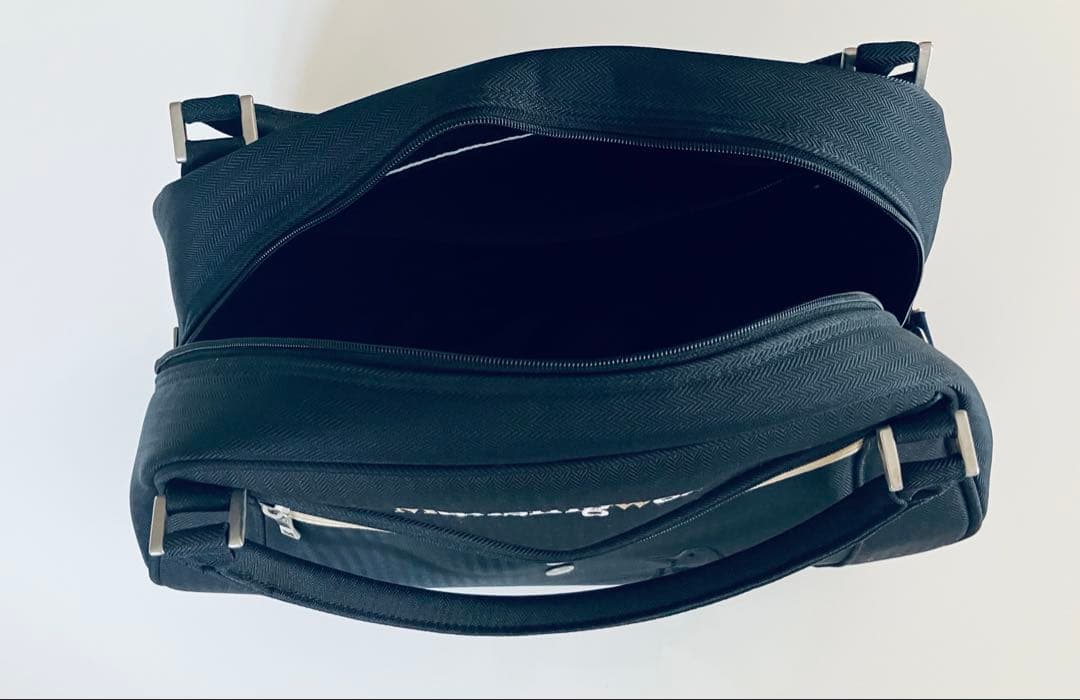 Munsingwear ボストンバッグ シューズケース 2個セット ブラック