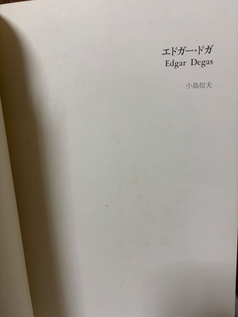 ファブリ世界名画集 29 ドガ