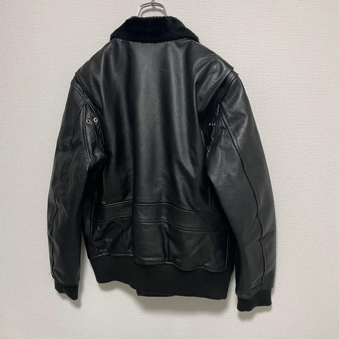 3L 美品 HORN WORKS レザー G-1ボア フライトジャケット