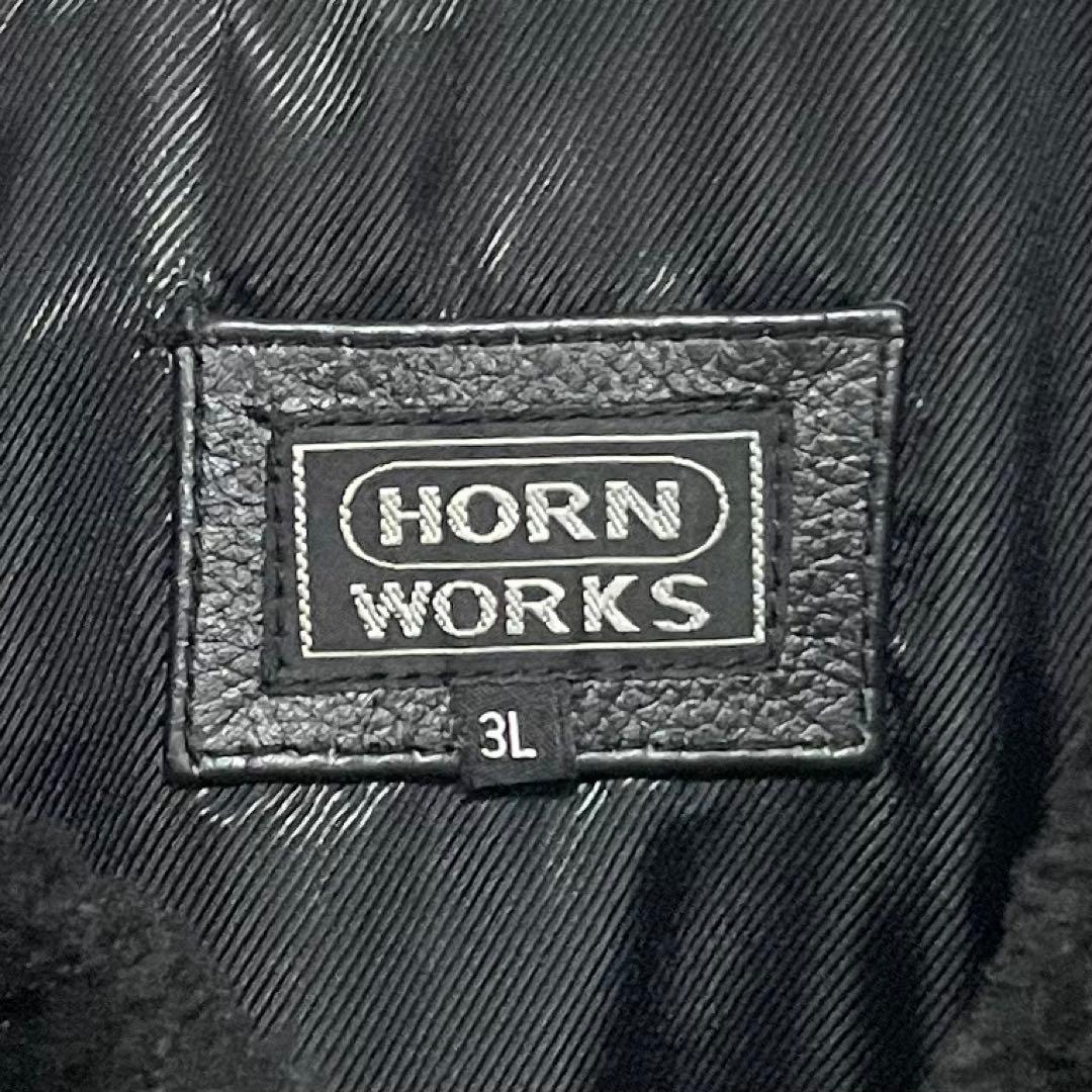 3L 美品 HORN WORKS レザー G-1ボア フライトジャケット