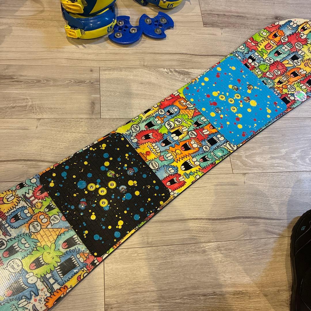 burtonスノーボードchopper115+ビィンディング+ブーツ23 セット