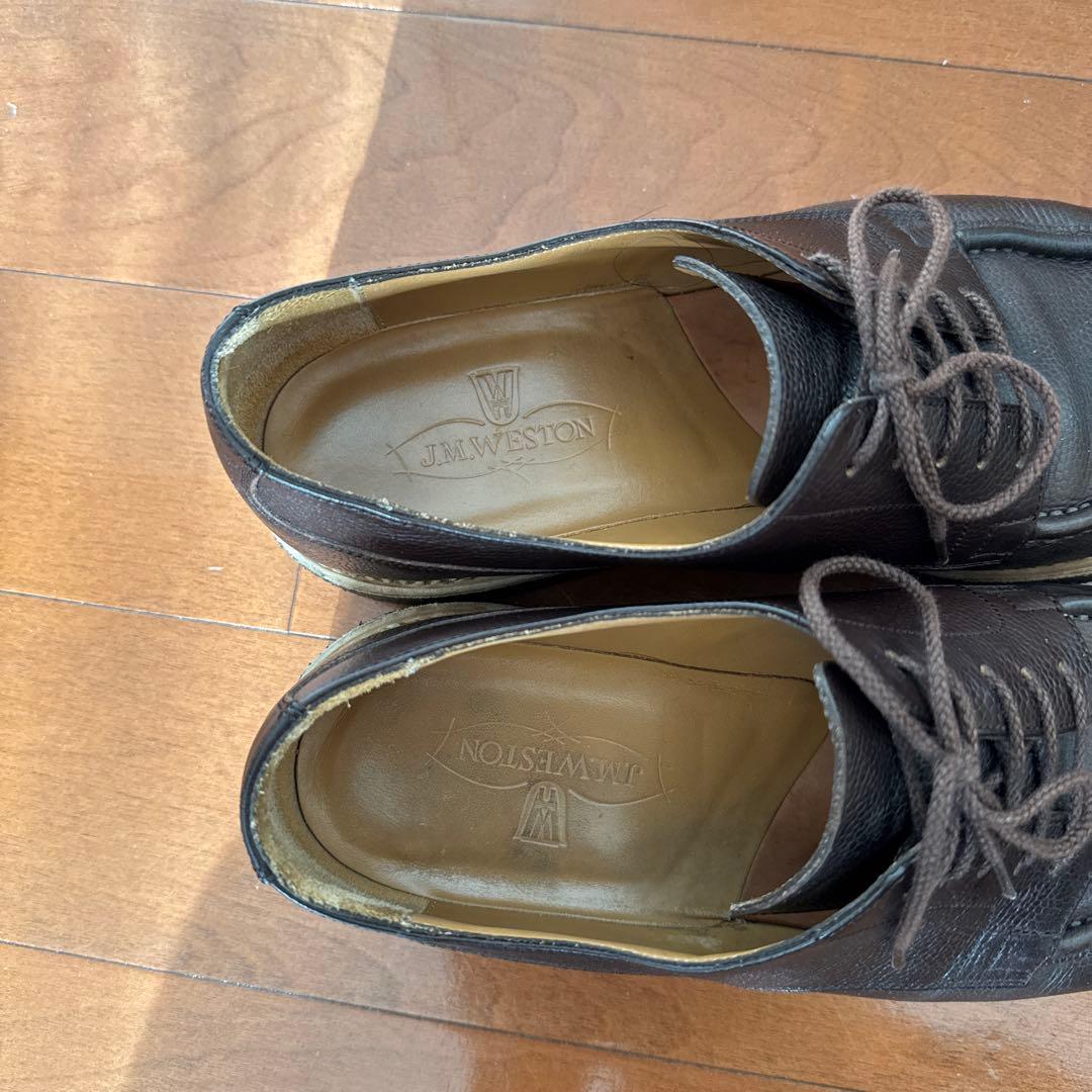 JMウエストン　ユージンゴルフ　クレープソール　#924 サイズ7 カフェ　茶