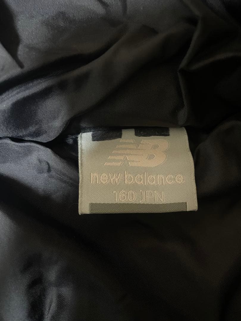 New Balance Gunners ベンチコート ブラック　サッカー　女子