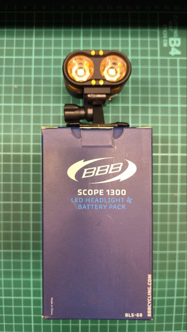 BBB Scope 1300LEDライト MTBやROADで大光量Rideを!!