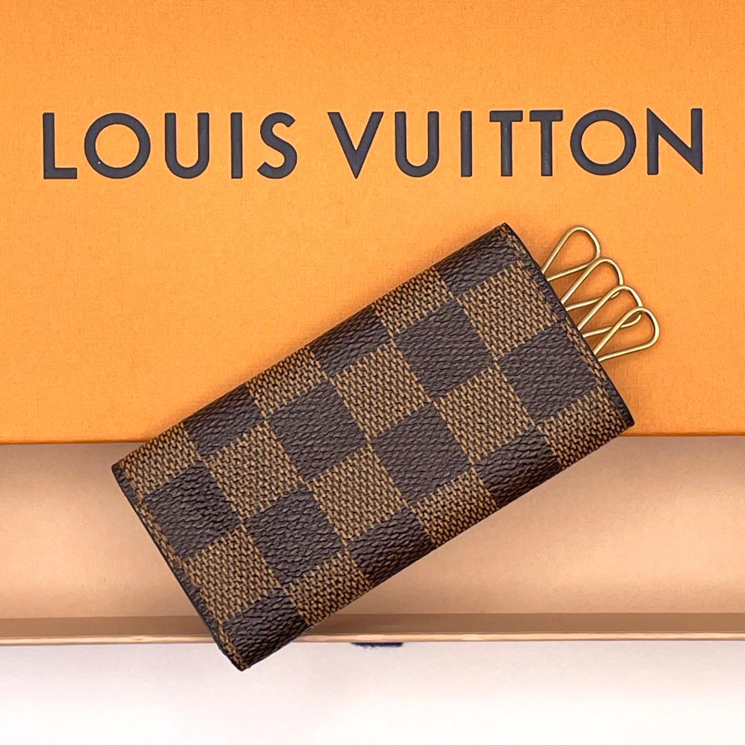 【美品✨】ルイヴィトン ダミエ ミュルティクレ4 4連キーケース