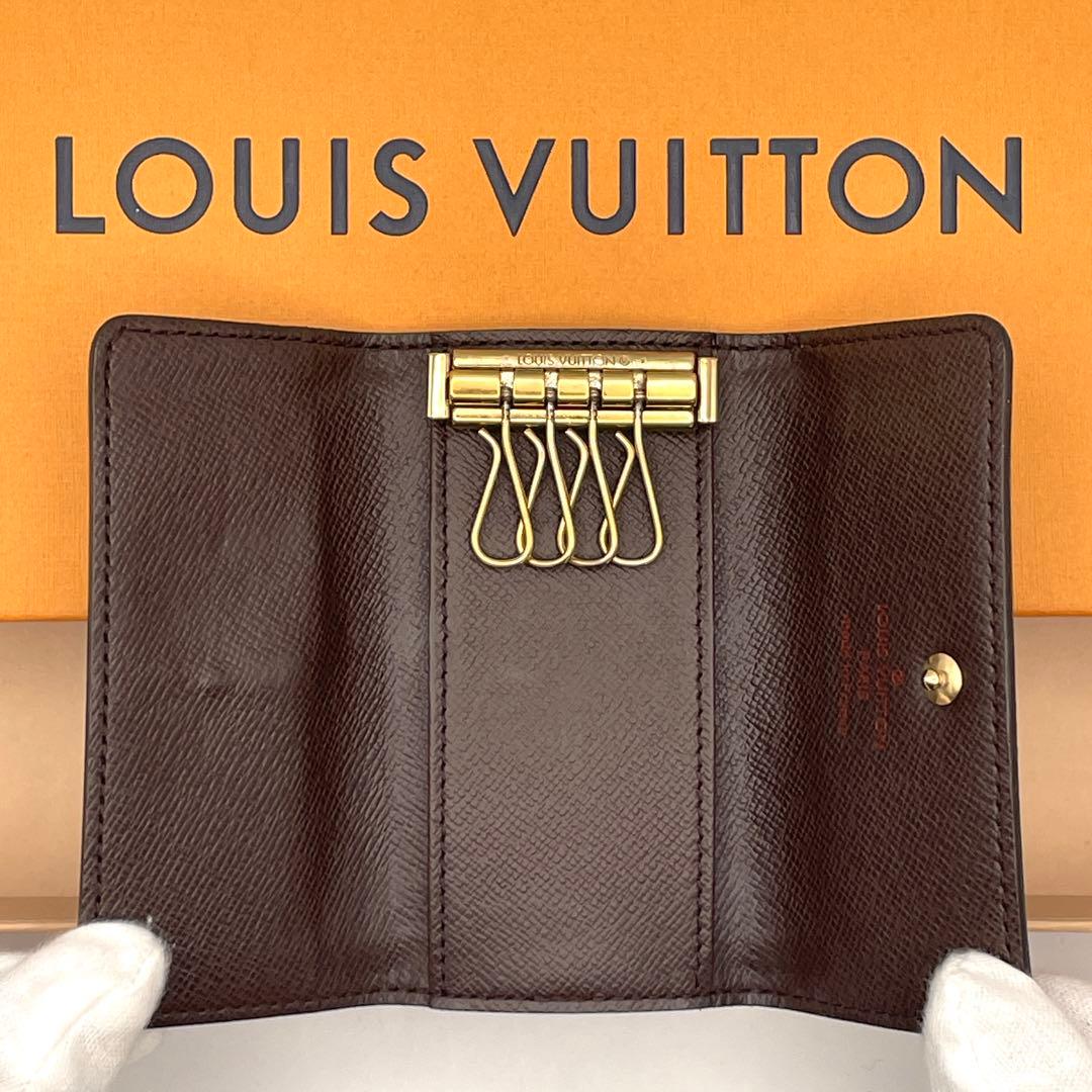 【美品✨】ルイヴィトン ダミエ ミュルティクレ4 4連キーケース