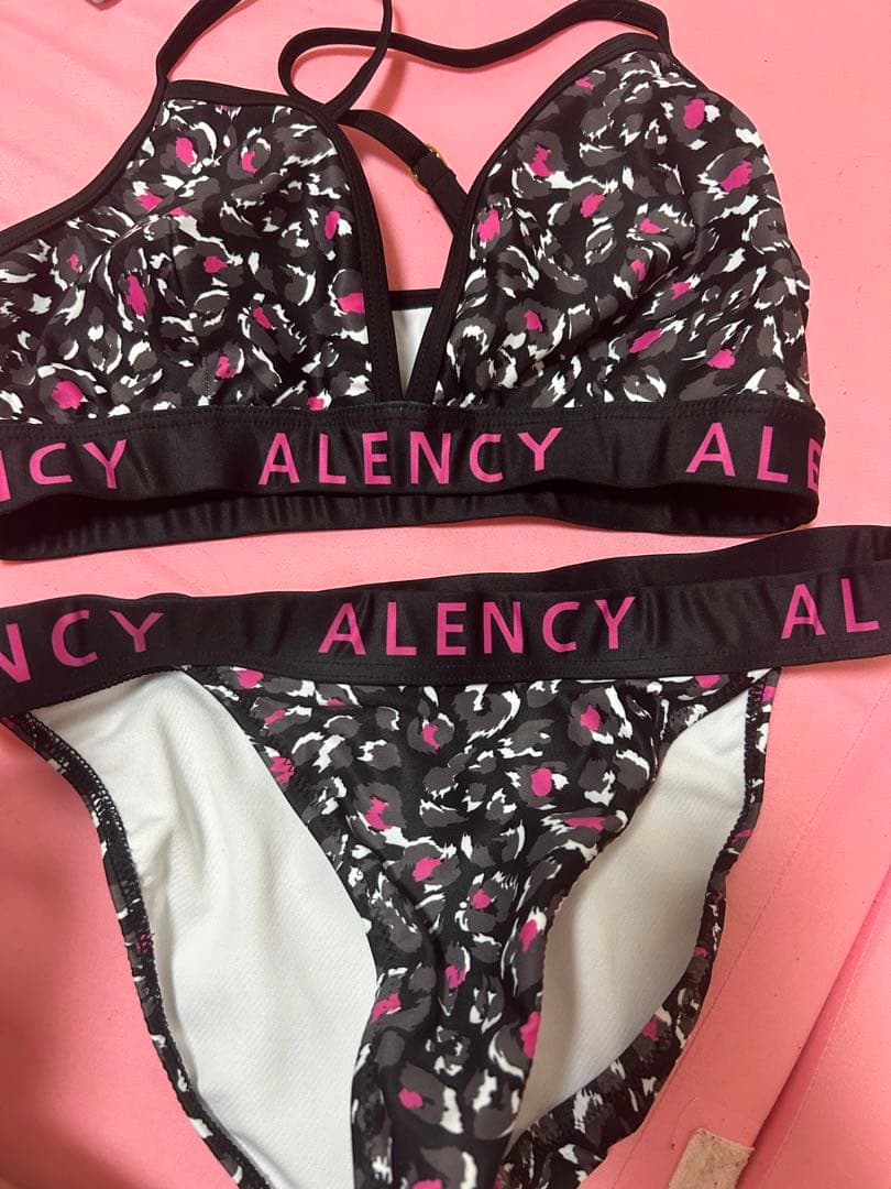 ALENCY フローラルプリント セパレート水着 M