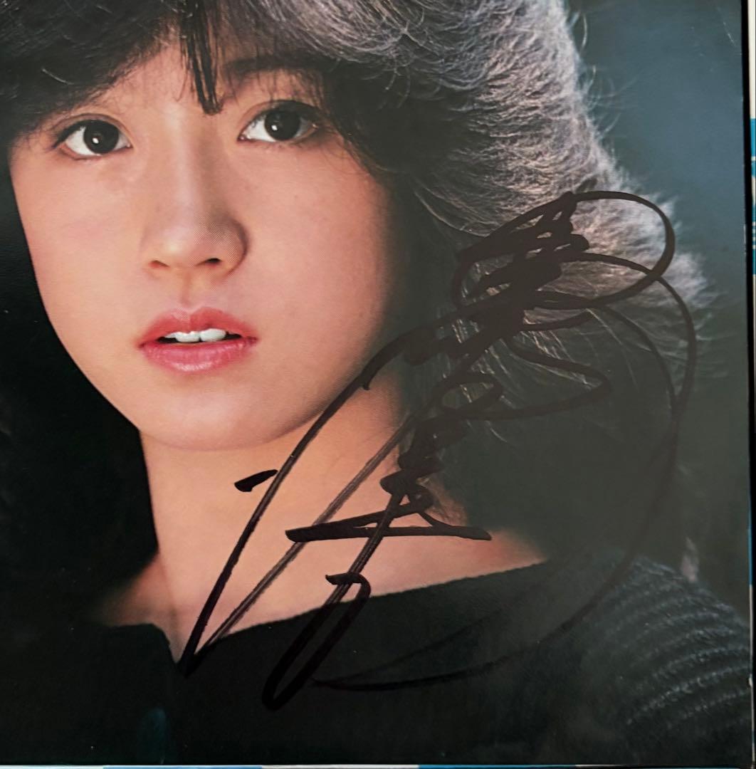 美盤 直筆サイン付き 中森明菜 EPレコード 少女A スローモーション 他12枚