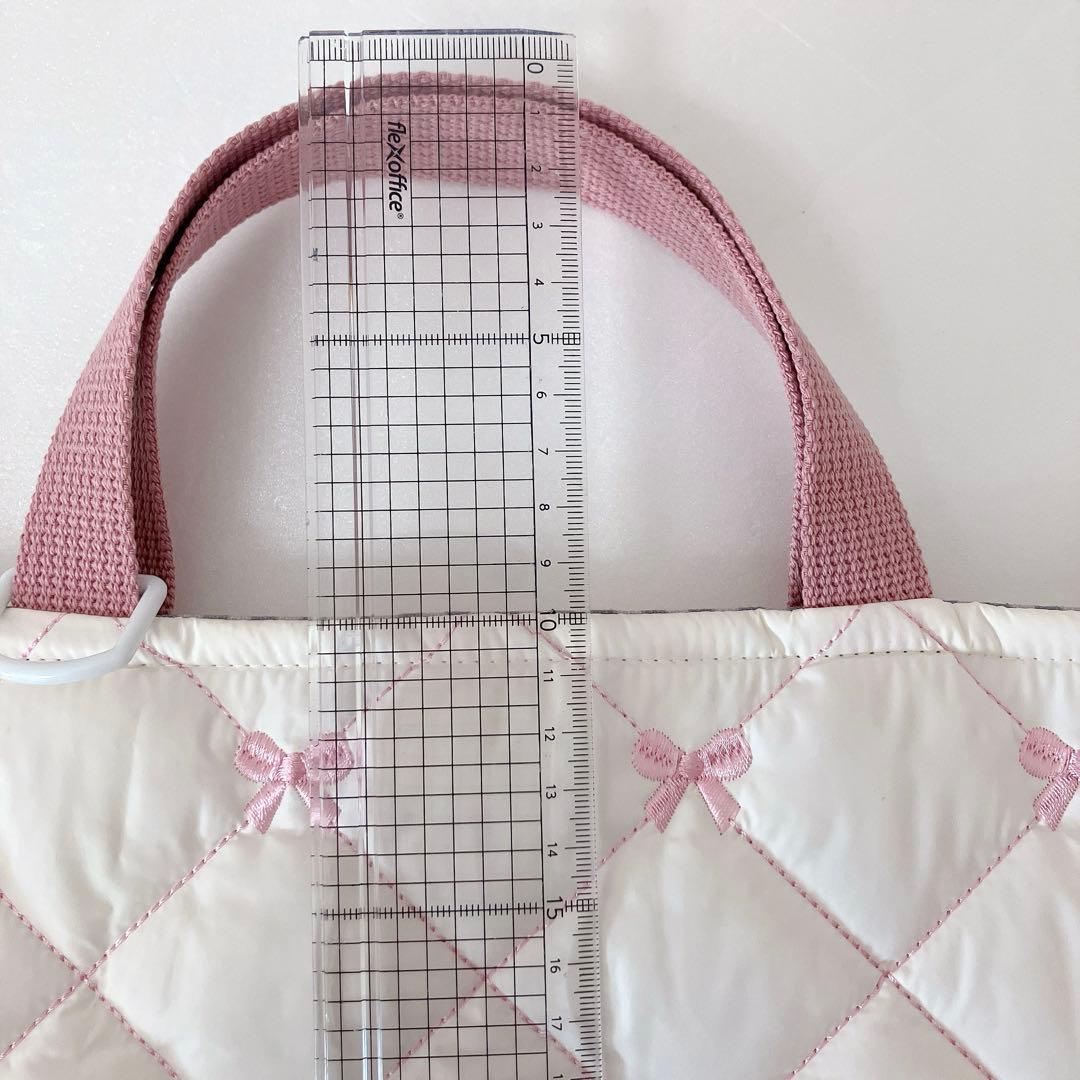 レッスンバッグ 上履き入れ体操服袋　2お弁当袋　リボンキルト