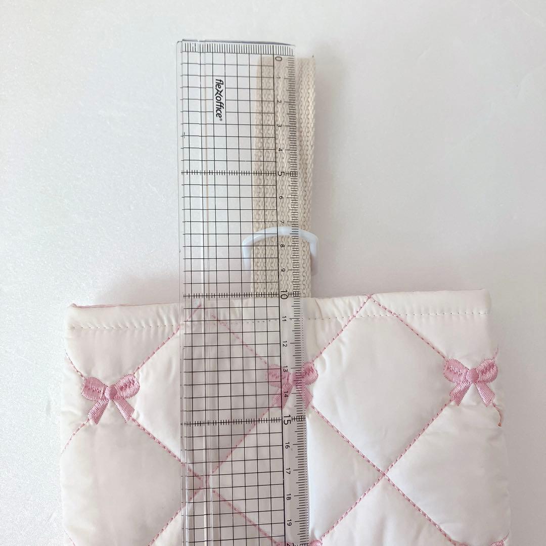 レッスンバッグ 上履き入れ体操服袋　2お弁当袋　リボンキルト