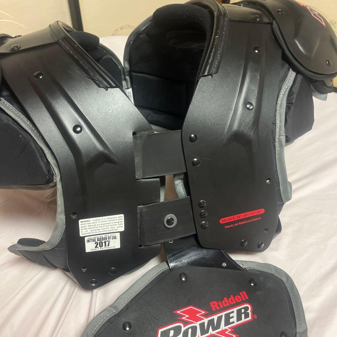 Riddell Power ブラックショルダーパッド