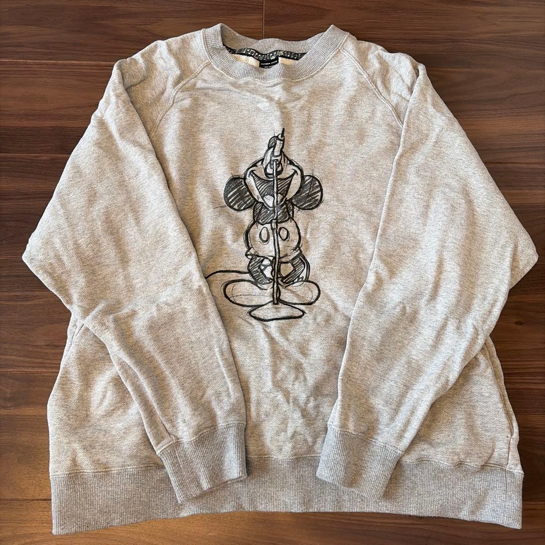 ミッキー　DRAWING OS PULLOVER SWEATSHIRT