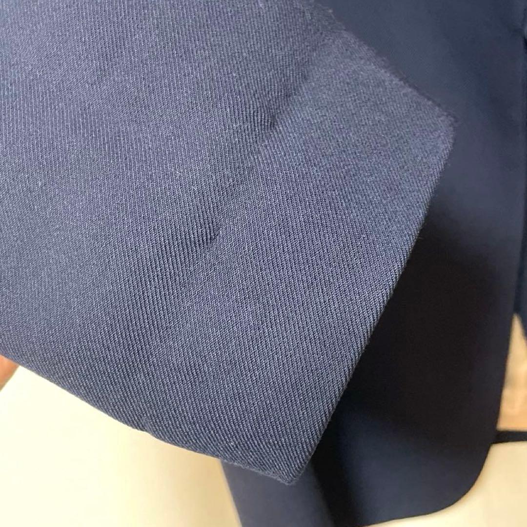 美品Chloe′ 38 ネイビー テーラードジャケット ピンクベージュ裏地