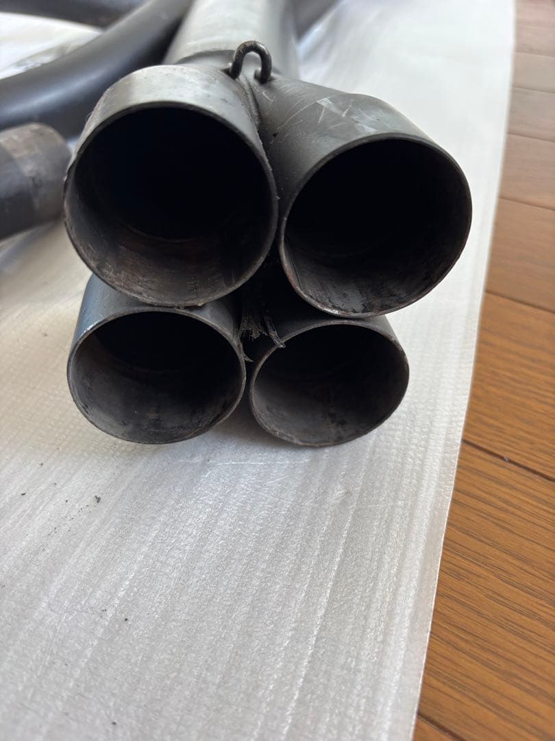 バイク cb1100 sc65 龍神マフラーオリジナル手曲げショート菅