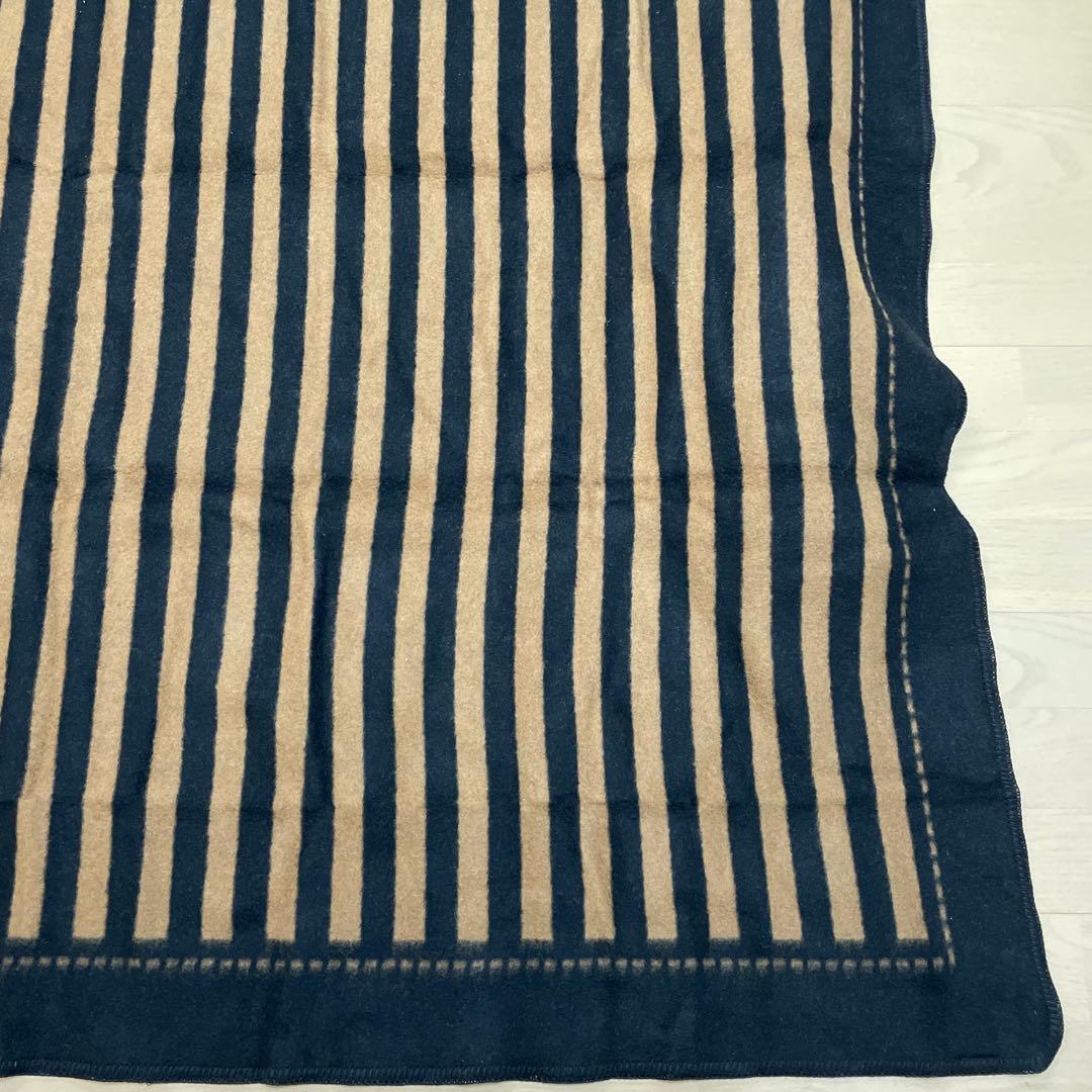 FENDI フェンディ 毛布 ストライプ ブラウン✖️ブラック ウール