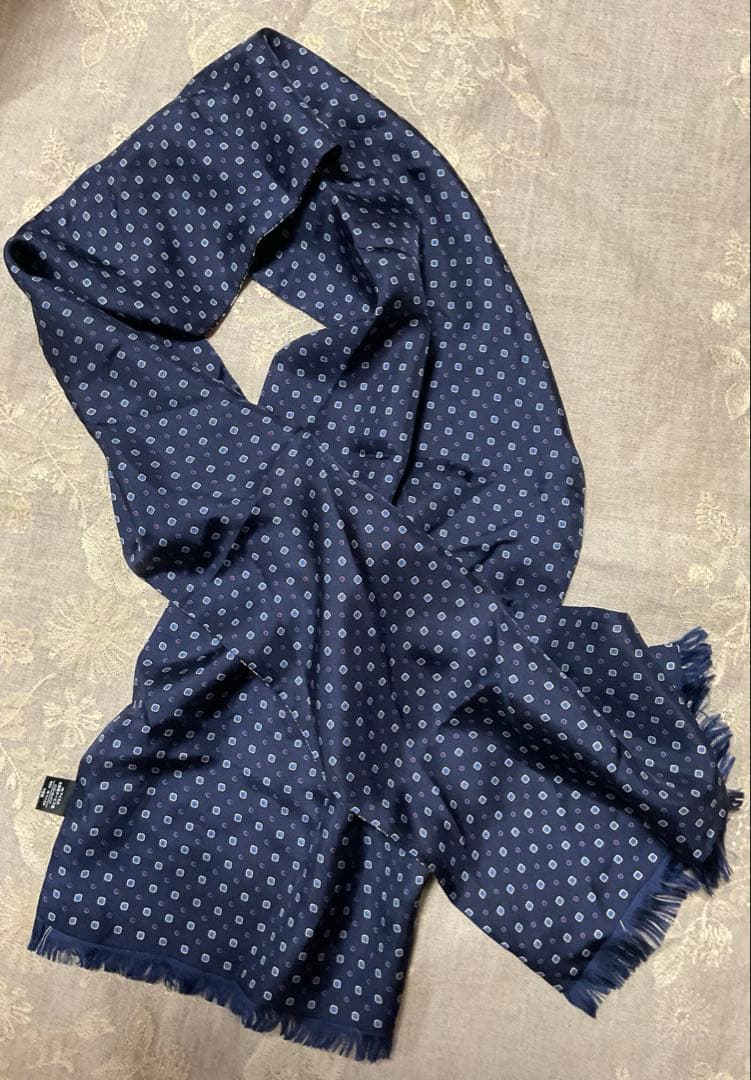 スコットランド製 Glentana グレンタナ モヘヤマフラー　ヴィンテージ