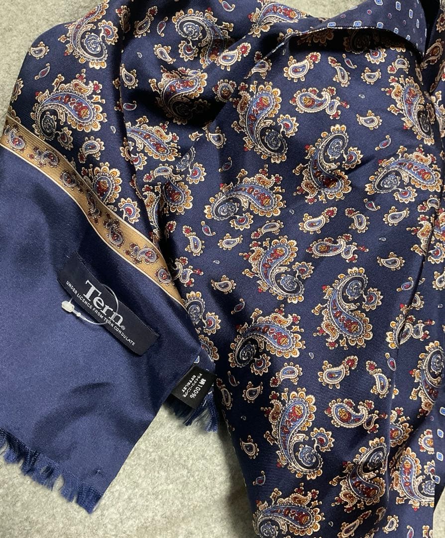 スコットランド製 Glentana グレンタナ モヘヤマフラー　ヴィンテージ