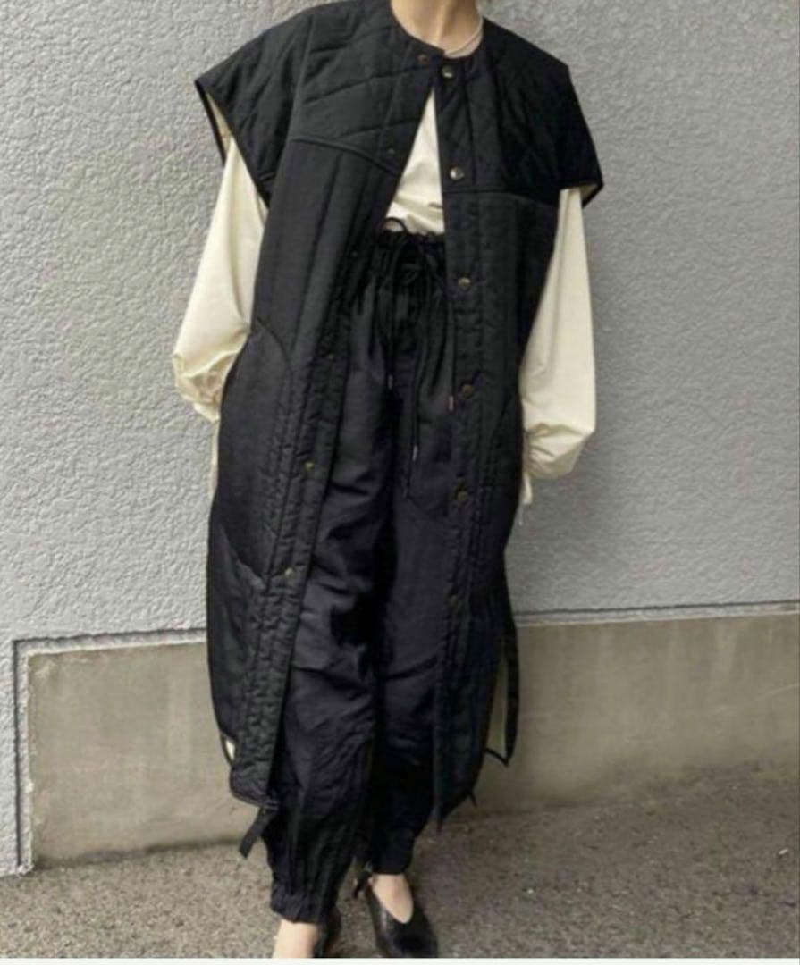 jun mikami ジュンミカミ キルティング スリーパーコート ロングベスト