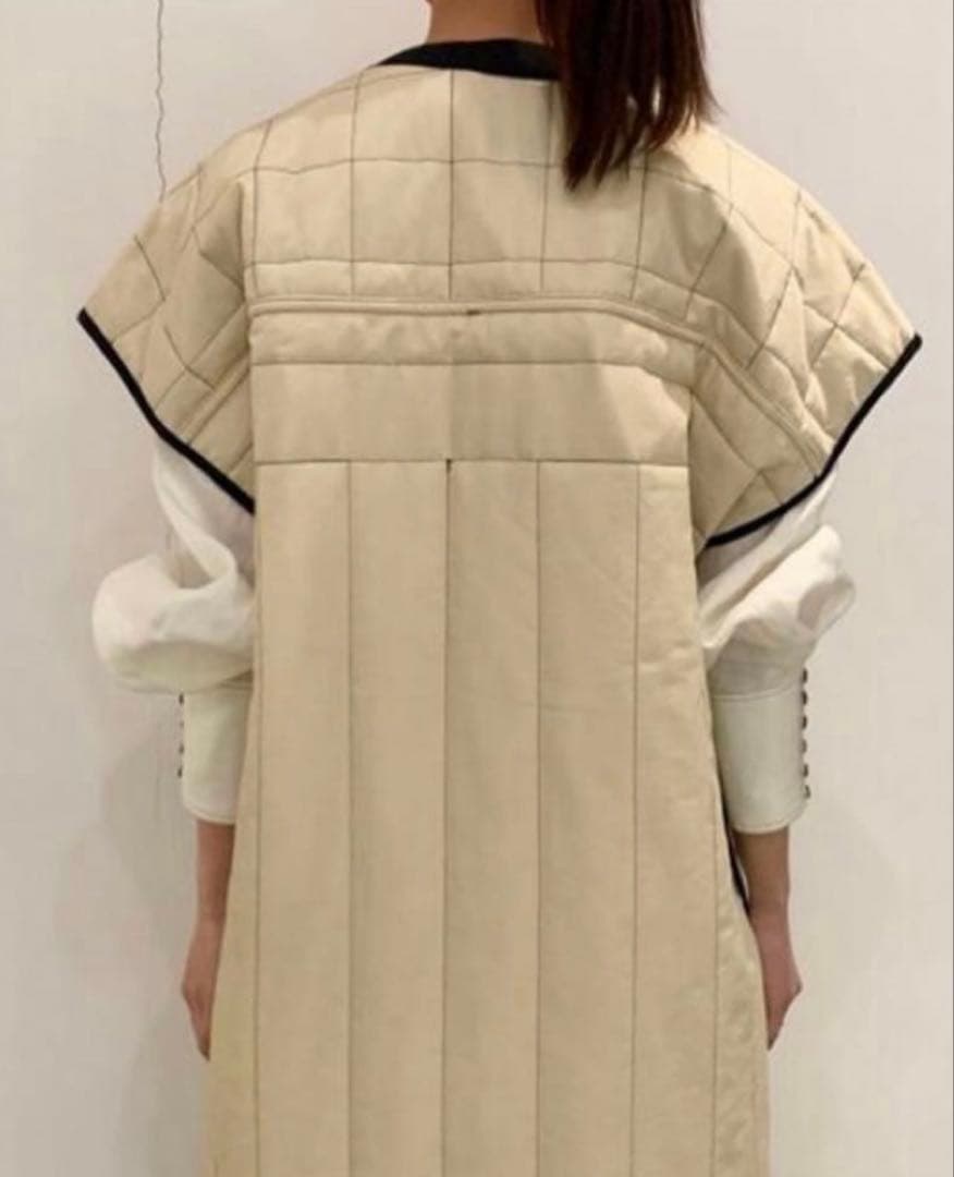 jun mikami ジュンミカミ キルティング スリーパーコート ロングベスト