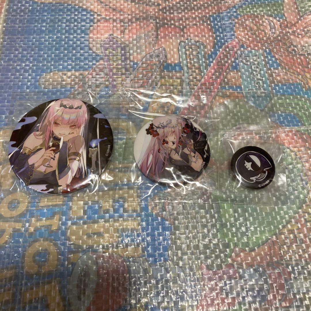 ホロライブ 森カリオペ 誕生日記念 2021 抱き枕カバー　缶バッジ