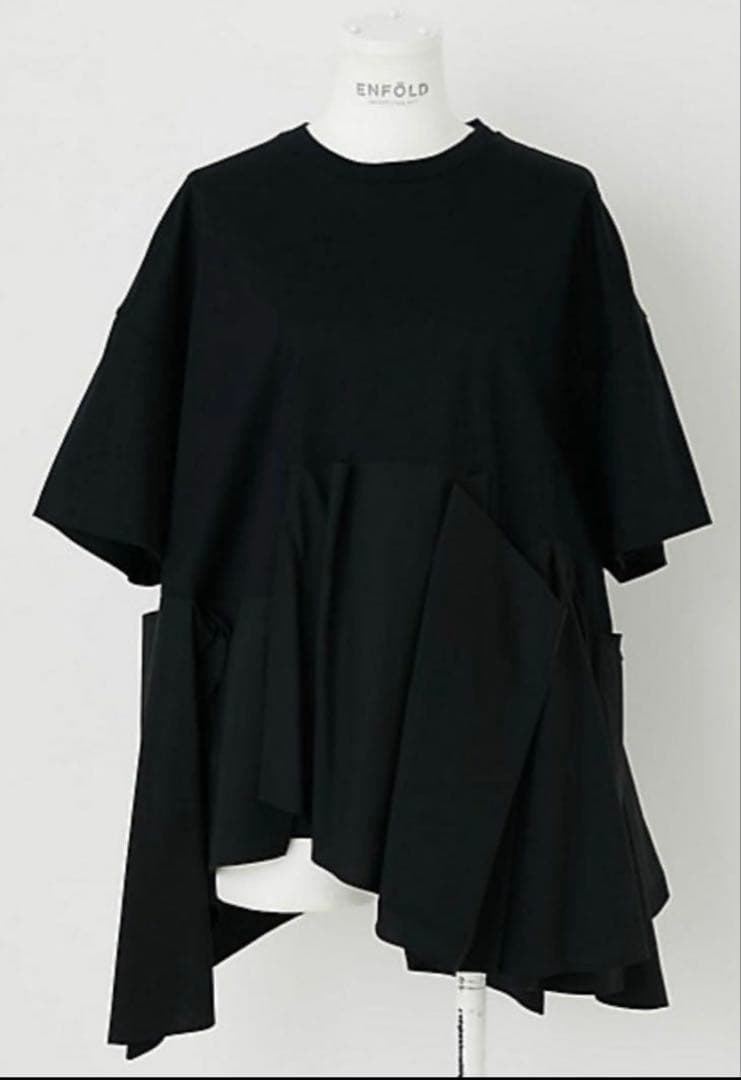 ENFOLD コンビフレアTシャツ