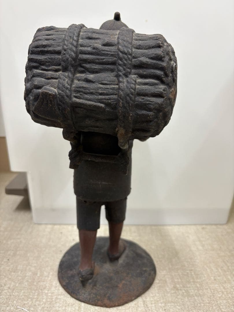 二宮金次郎　像　置物　ブロンズ像