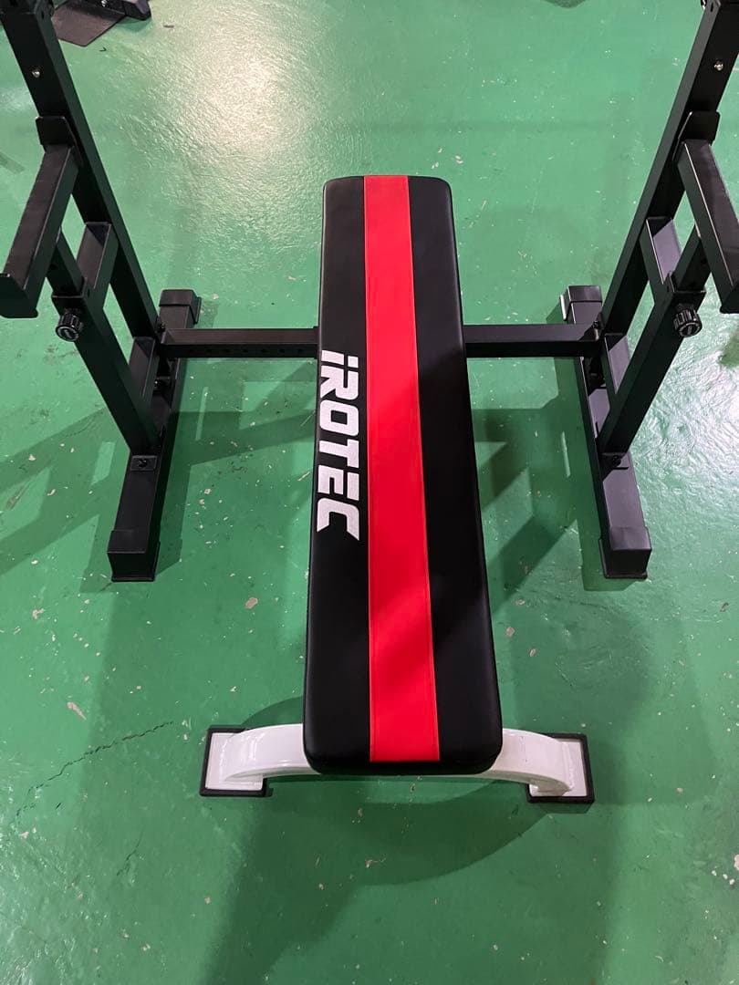 IROTEC ベンチプレスセット一式 バーベル・プレート付